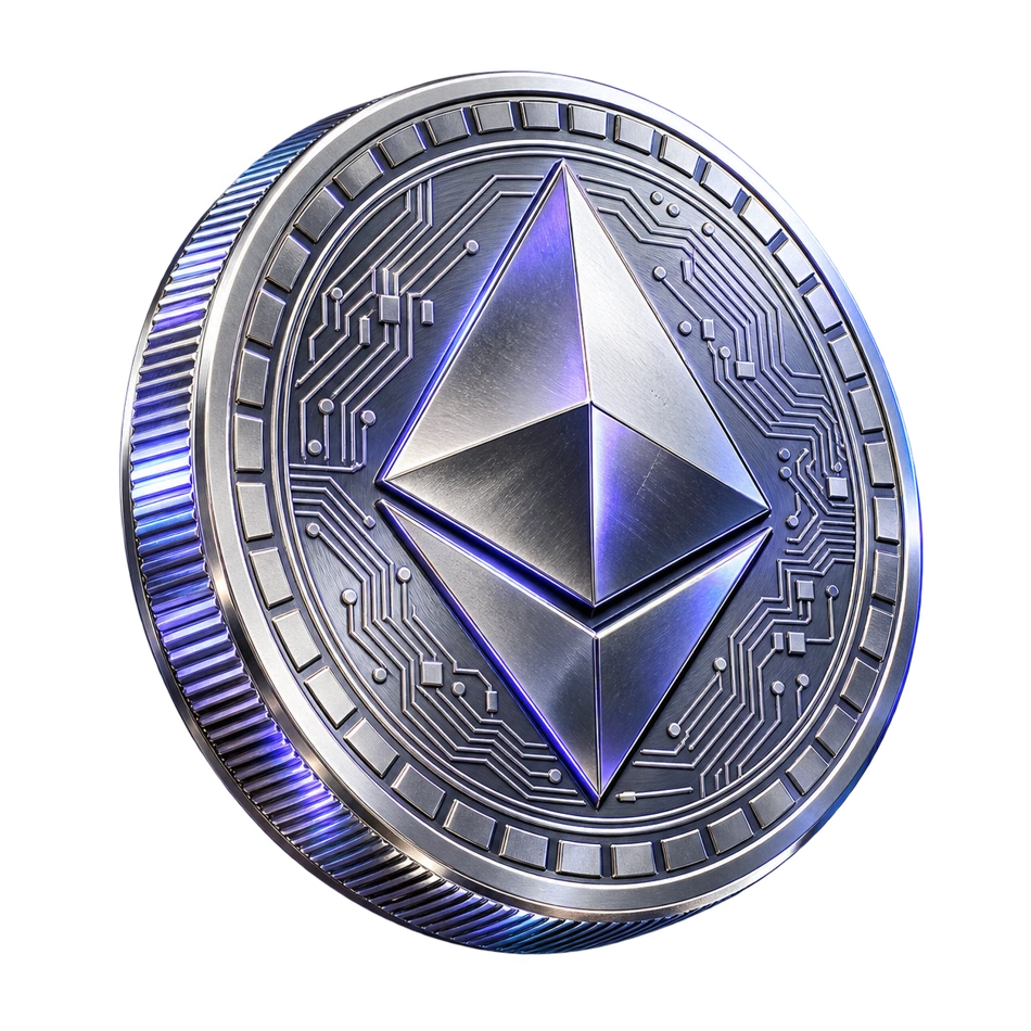 Ethereum silver coin